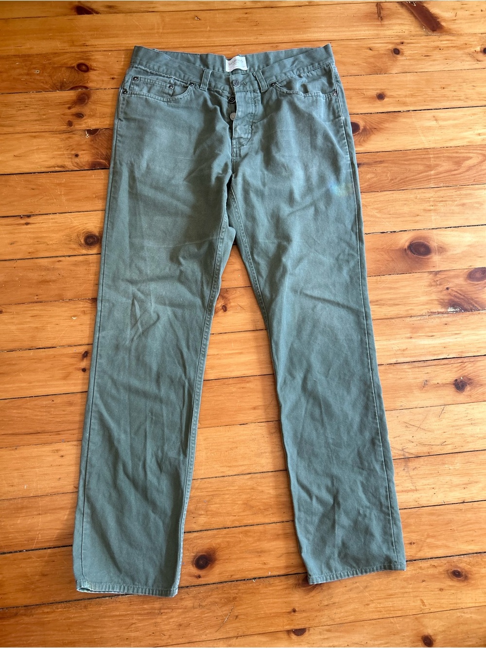 Saturdays surf New York City green jeans men’s 34